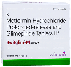 Switglim M 2/1000 Tablet 15 Switglim M 2/1000 Tablet 15