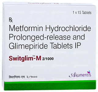 Switglim M 2/1000 Tablet 15