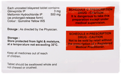 Switglim M 3/500 Tablet 10 Switglim M 3/500 Tablet 10