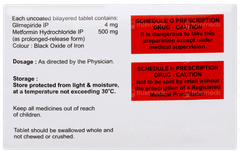 Switglim M 4/500 Tablet 10 Switglim M 4/500 Tablet 10