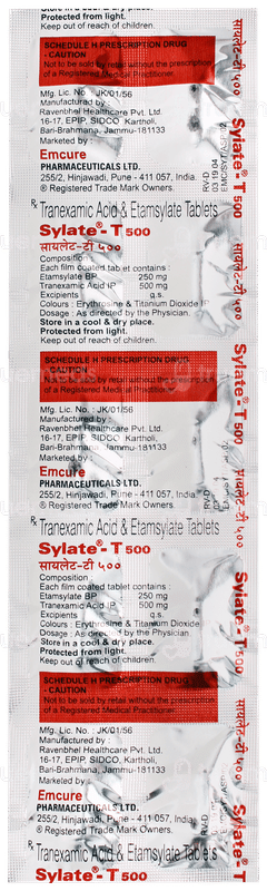 Sylate T 500 Tablet 10