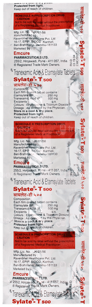 Sylate T 500 Tablet 10
