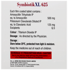 Symbiotik Xl 625 Tablet 10