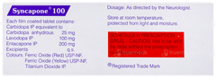 Syncapone 100 Tablet 10