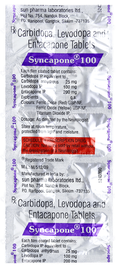Syncapone 100 Tablet 10