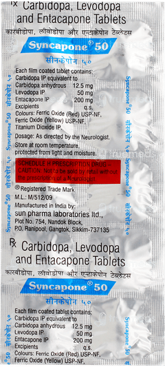 Syncapone 50 Tablet 10