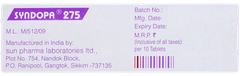Syndopa 275 Tablet 10