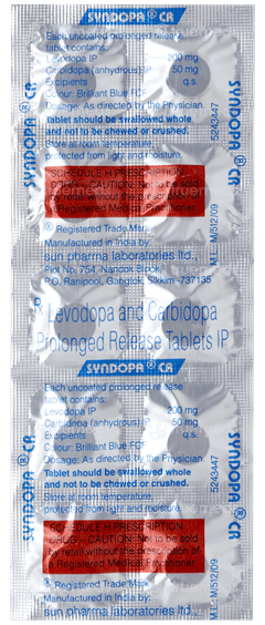 Syndopa Cr Tablet 10