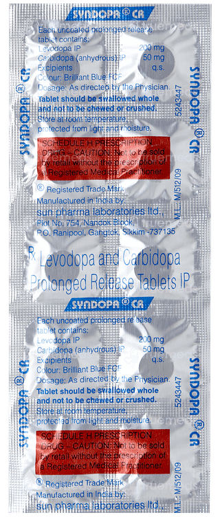 Syndopa Cr Tablet 10