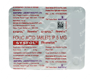 Sysfol 5 MG Tablet 30