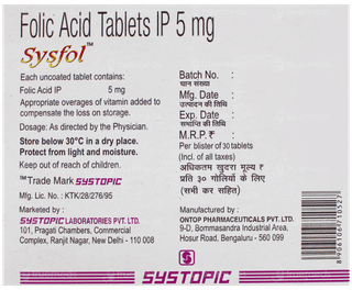 Sysfol Tablet 30