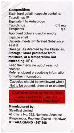 Tacstead 0.5 Capsule 10 Tacstead 0.5 Capsule 10