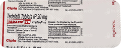 Tadacip 20 MG Tablet 10 Tadacip 20 MG Tablet 10