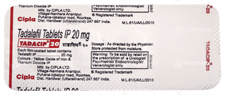 Tadacip 20 Tablet 4