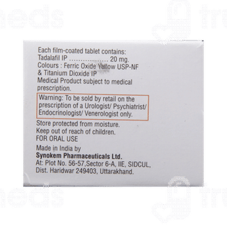 Tadact 20 MG Tablet 10