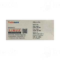 Tadasure 5 MG Tablet 10