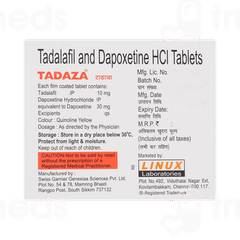 Tadaza 10/30 MG Tablet 4