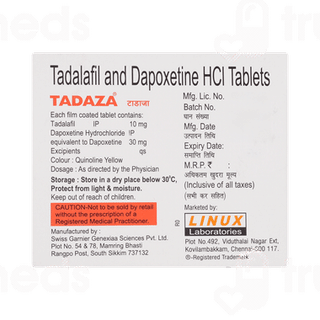 Tadaza 10/30 MG Tablet 4