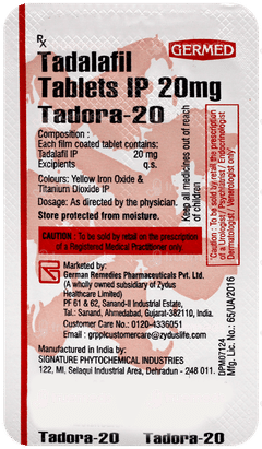 Tadora 20 Mg Tablet 4