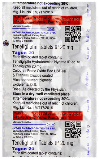 Tagon 20 Tablet 15