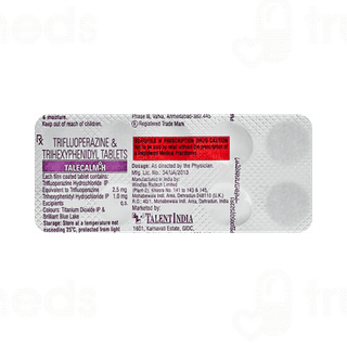 Talecalm H 2.5/1 MG Tablet 10