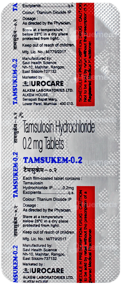 Tamsukem 0.2 Tablet 10 Tamsukem 0.2 Tablet 10