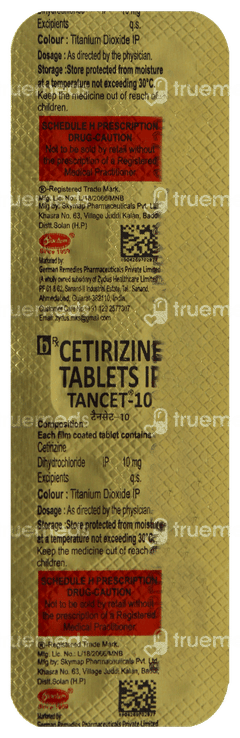 Tancet 10 Tablet 10