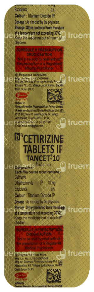 Tancet 10 Tablet 10