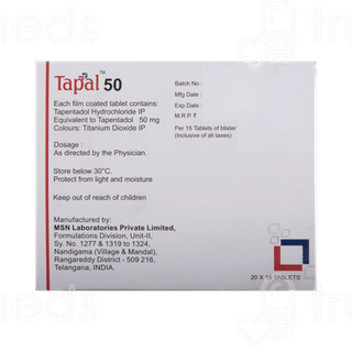 Tapal 50 Mg Tablet 15