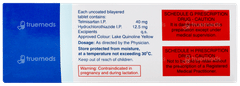 Targit H 40/12.5mg Tablet 15