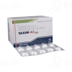 Taxim Az 200/250 MG Tablet 10