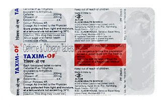 Taxim Of 200/200 MG Tablet 10