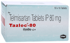 Tazloc 80 Tablet 10 Tazloc 80 Tablet 10