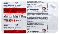 Tazloc 80 Tablet 10 Tazloc 80 Tablet 10