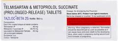 Tazloc Beta 25 Tablet 10 Tazloc Beta 25 Tablet 10