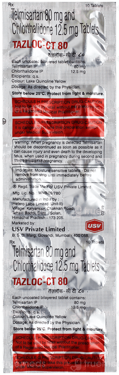 Tazloc Ct 80 Tablet 10 Tazloc Ct 80 Tablet 10