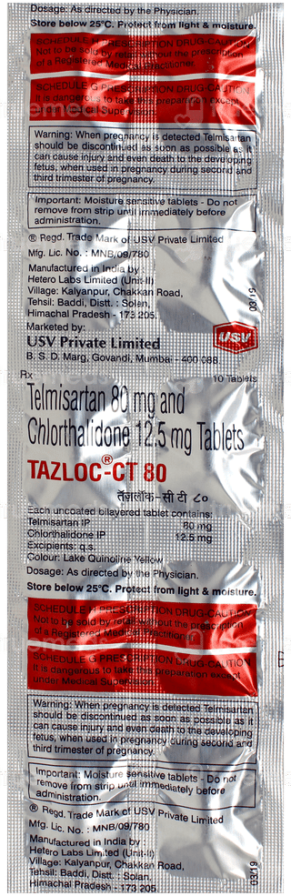 Tazloc Ct 80 Tablet 10