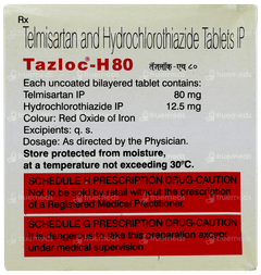 Tazloc H 80 Tablet 10 Tazloc H 80 Tablet 10