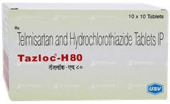 Tazloc H 80 Tablet 10 Tazloc H 80 Tablet 10