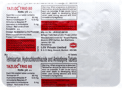 Tazloc Trio 80 Tablet 10 Tazloc Trio 80 Tablet 10