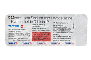 Teczine M 10/5 MG Tablet 10