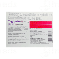 Tegliptin M 1000mg Tablet Sr 15