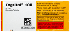 Tegrital 100 Chewable Tablet 10 Tegrital 100 Chewable Tablet 10