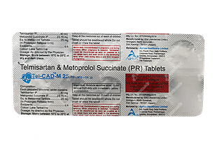 Tel Cad M 40/25 MG Tablet Pr 10