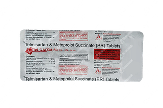 Tel Cad M 40/50 MG Tablet Pr 10