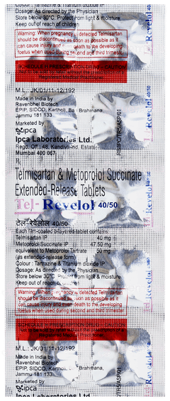 Tel Revelol 40/50 Tablet 10 Tel Revelol 40/50 Tablet 10