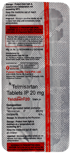 Teldawn 20 Tablet 10 Teldawn 20 Tablet 10