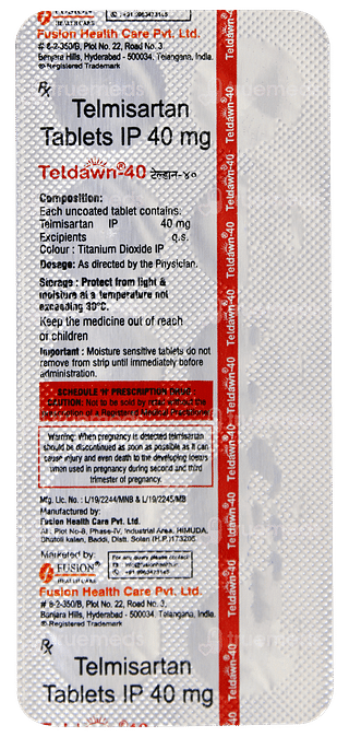 Teldawn 40 Tablet 10