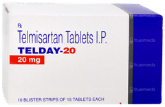 Telday 20 Tablet 15 Telday 20 Tablet 15