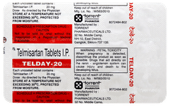 Telday 20 Tablet 15 Telday 20 Tablet 15